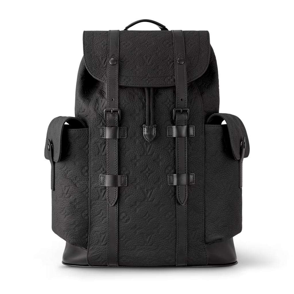 Black LV backpack