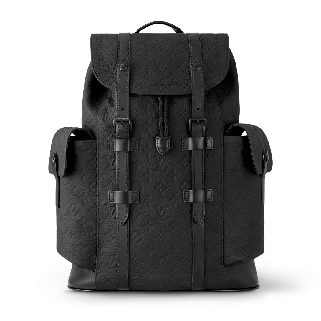 Black LV backpack