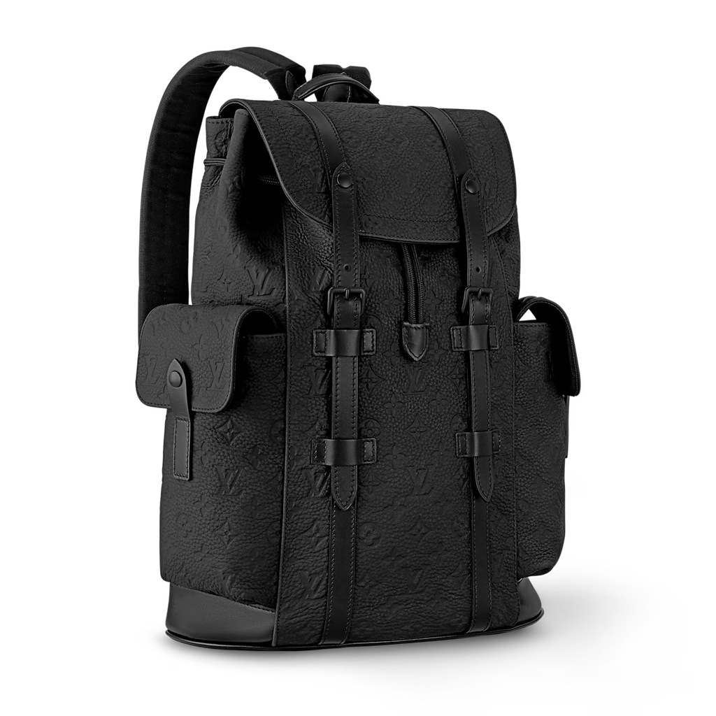 Black LV backpack