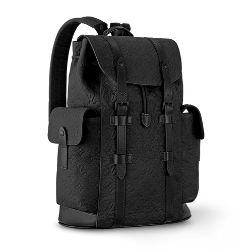 Black LV backpack