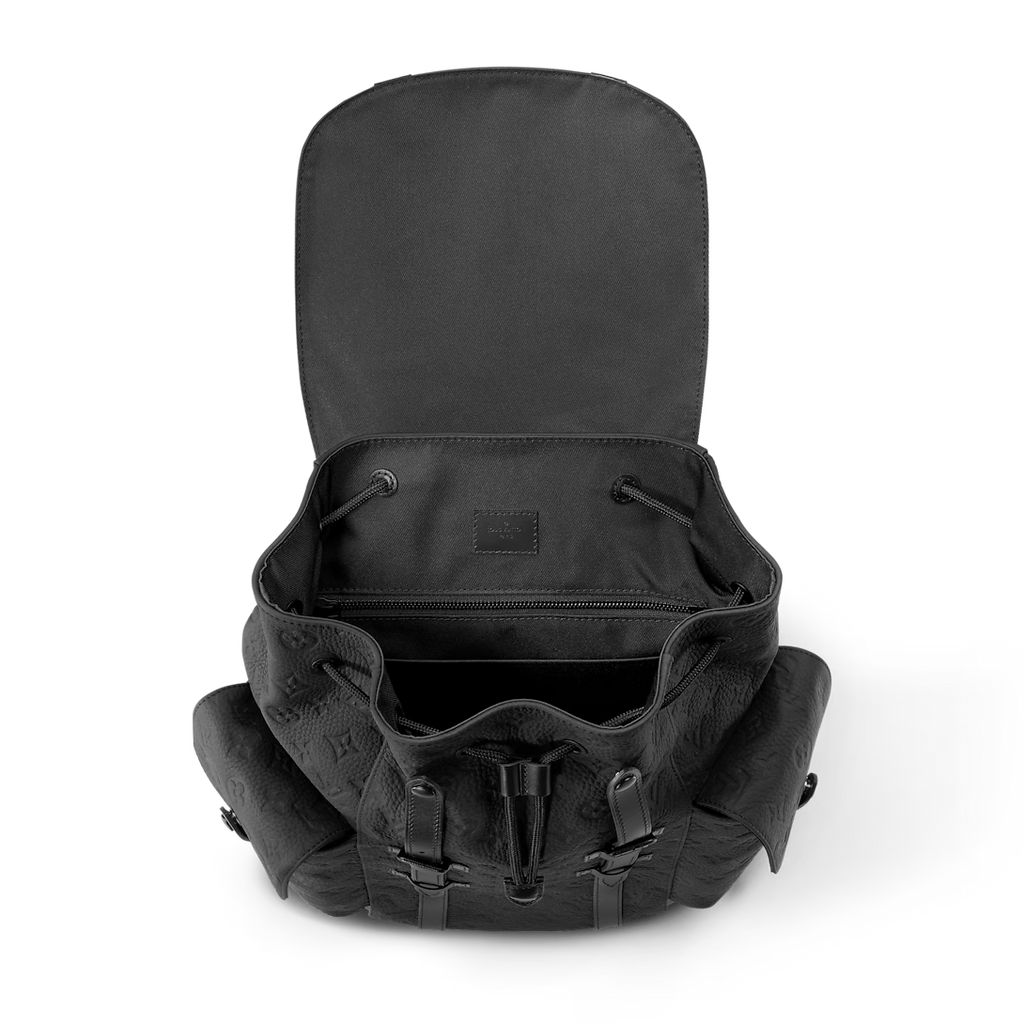 Black LV backpack