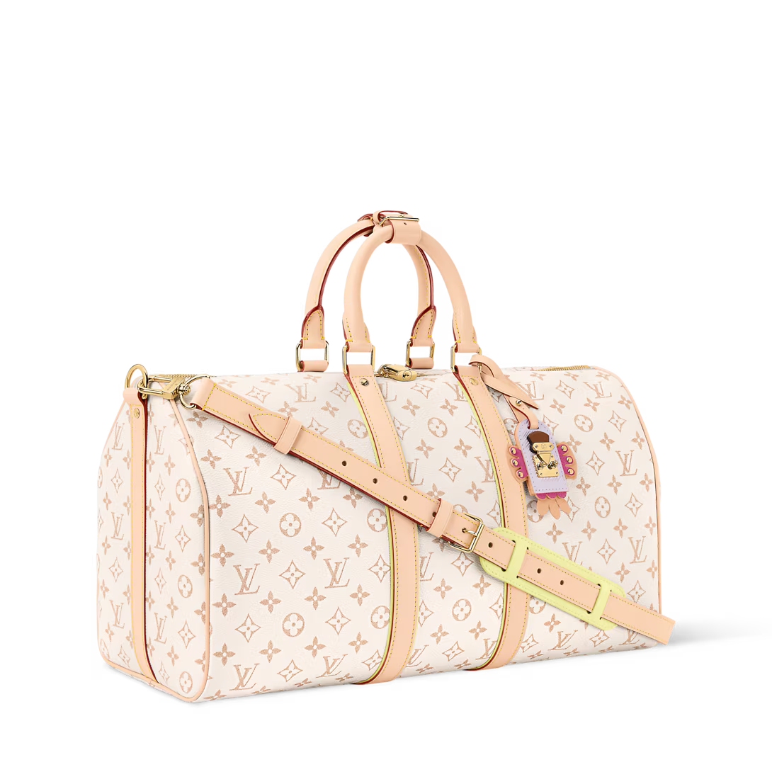 LV duffle gold and tan