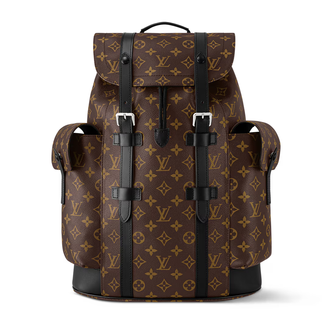 OG Lv tan backpack