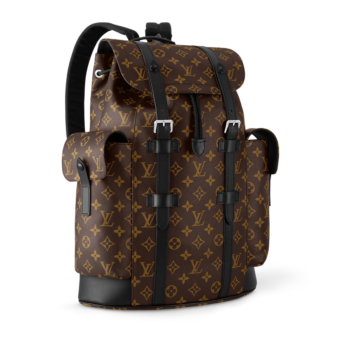 OG Lv tan backpack