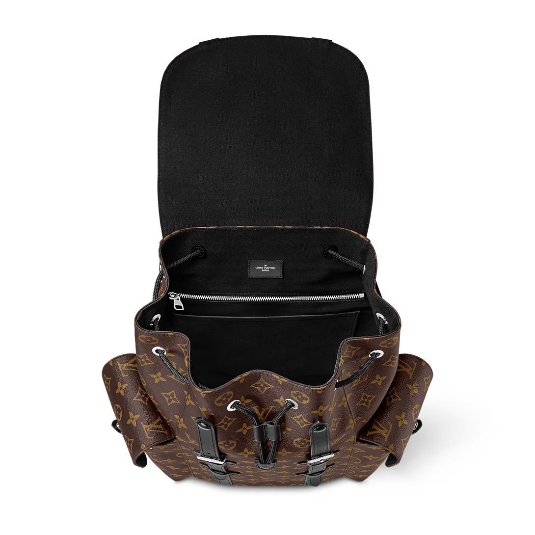 OG Lv tan backpack