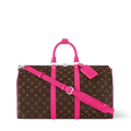 LV Duffle brown and pink