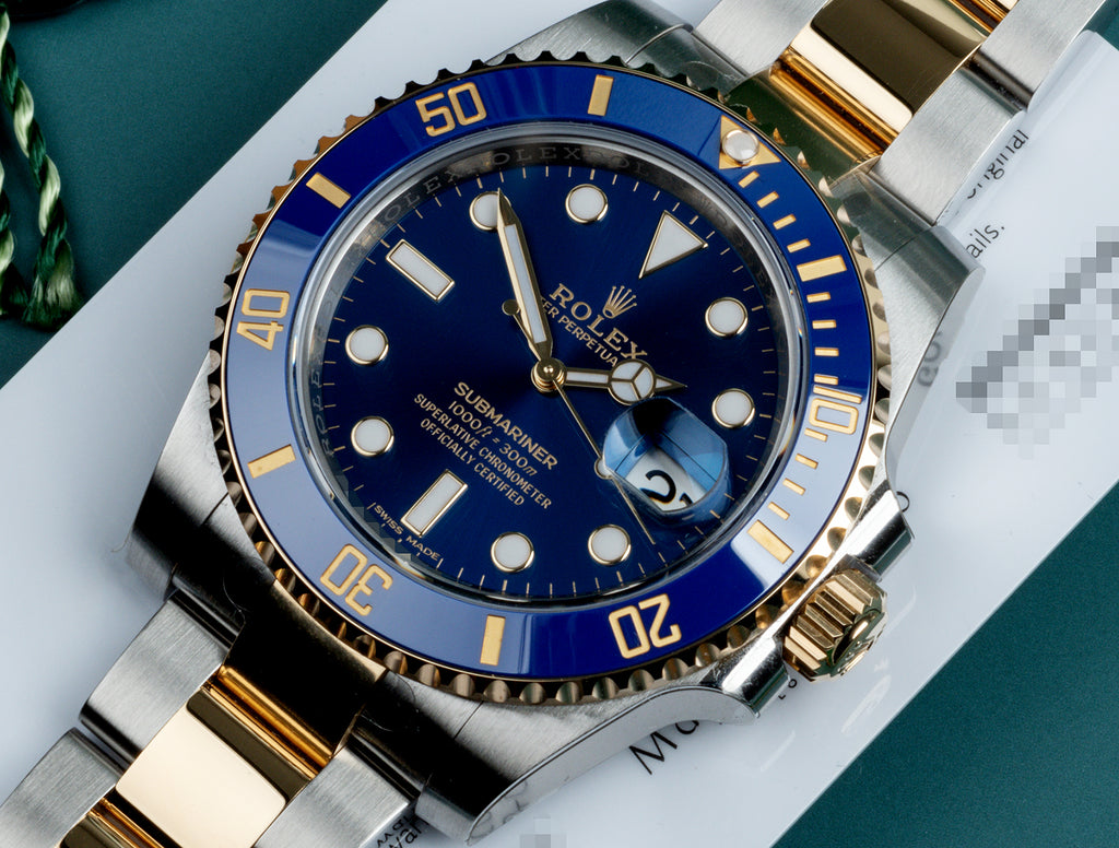 Rolex Submariner Blue and gold